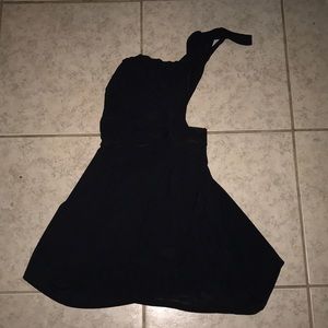 Size small black one shoulder dress